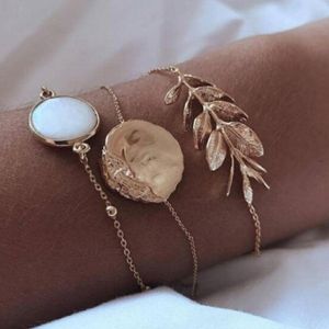 Three-piece Alloy Bracelet